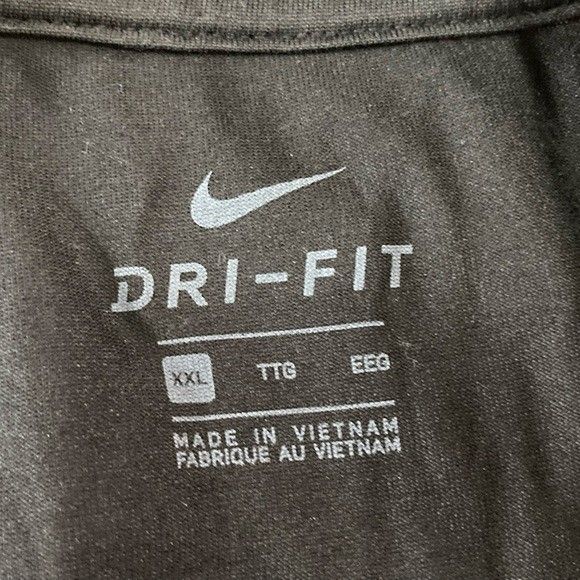 Nike Dri-FIT Giants Shirt Men’s XXL Black Long Sleeve Quick Dry Athletic Tee - Picture 5 of 8